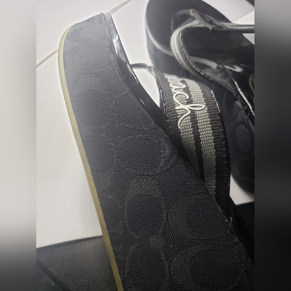 EUC Vintage Coach Wedge - Picture 4 of 4